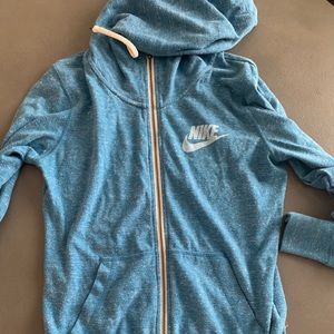 Baby Blue Nike Zip Up